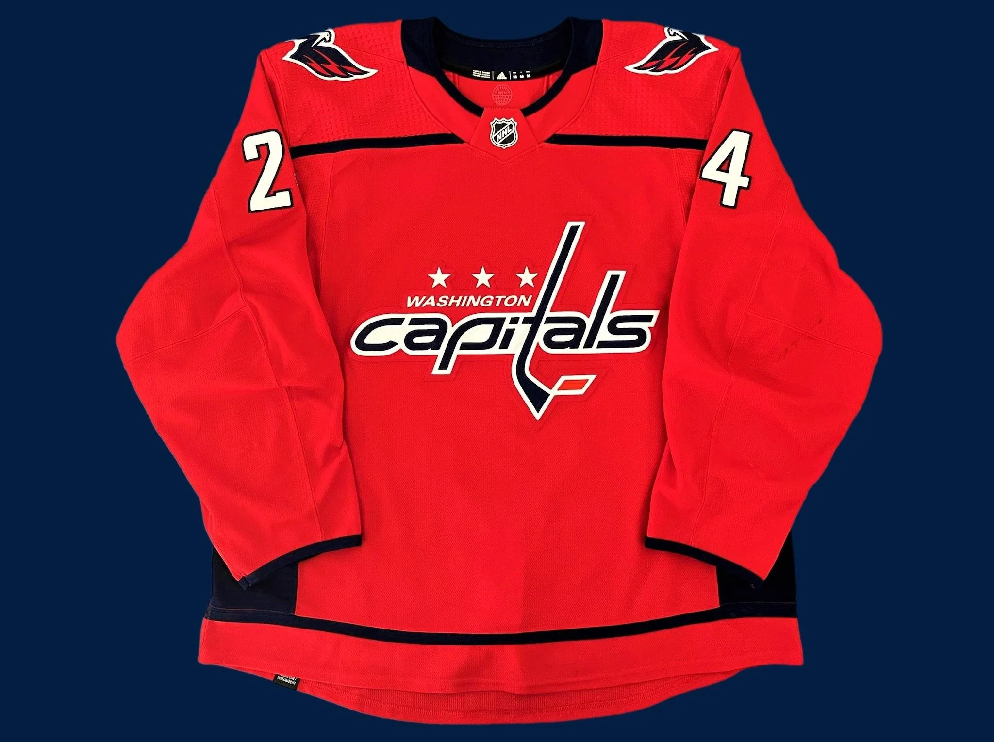 Red 2024 capitals jersey